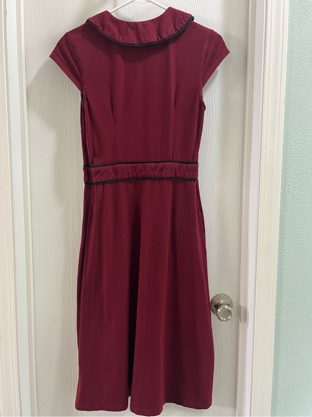 Maroon Knit Dress - Picture 2 of 4